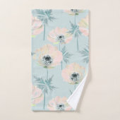 Fijne roze anemonen. bad handdoek (Handdoek)