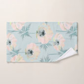Fijne roze anemonen. bad handdoek (Handdoek)