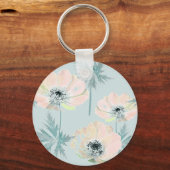 Fijne roze anemonen. sleutelhanger (Voorkant)