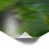 Fijne roze bloem na de regen foto afdruk (Hoek)