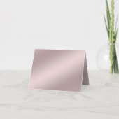 Fijne Roze Bloemrijke Frame Bedankkaart (Achterkant)