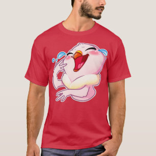 Fijne roze cartoon t-shirt