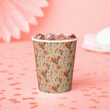 Fijne roze en oranje bloemen