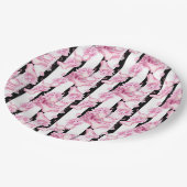 Fijne roze lingerie Vrijgezellenfeest papier bord (Gekanteld)