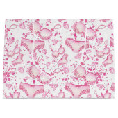 Fijne roze lingerie Vrijgezellenfeesten tas Groot Cadeauzakje (Voorkant)