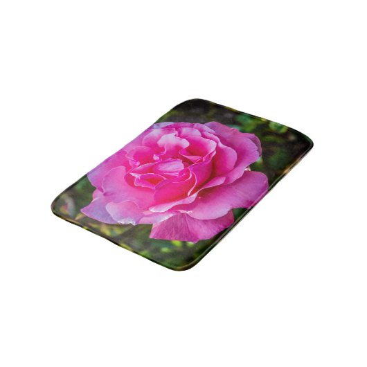 Fijne roze roze roos. badmat (Gekanteld)