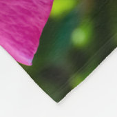 Fijne roze roze roos. fleece deken (Hoek)