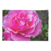 Fijne roze roze roos. kussensloop (Achterkant)