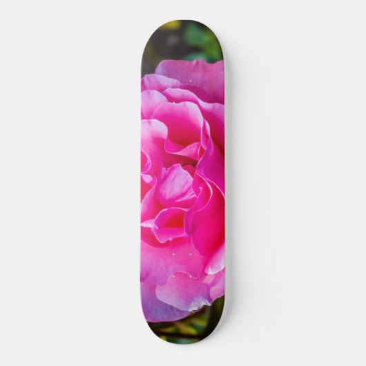 Fijne roze roze roos. persoonlijk skateboard (Voorkant)