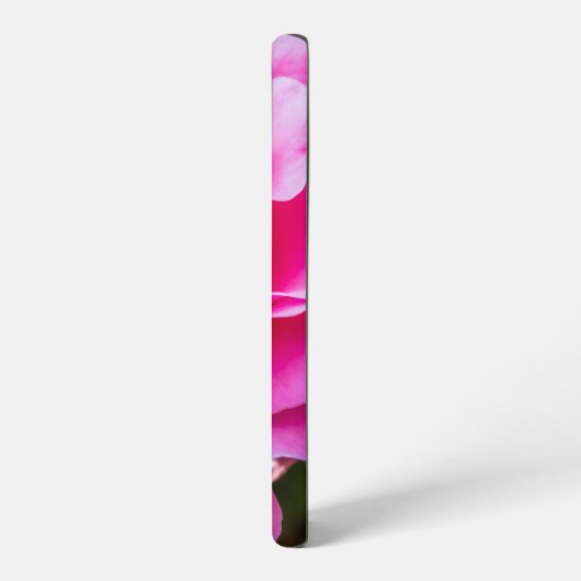 Fijne roze roze roos. samsung galaxy hoesje (Linkerkant)