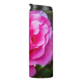 Fijne roze roze roos. thermosbeker (Geroteerd rechts)