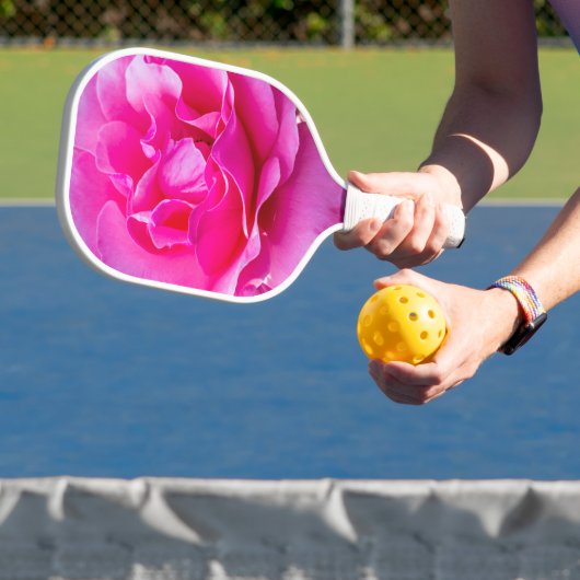 Fijne roze roze roze roos pickleball paddle (Insitu)