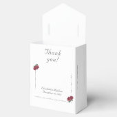 Fijne Rozen gunstbox Bedankdoosjes (Geopend)