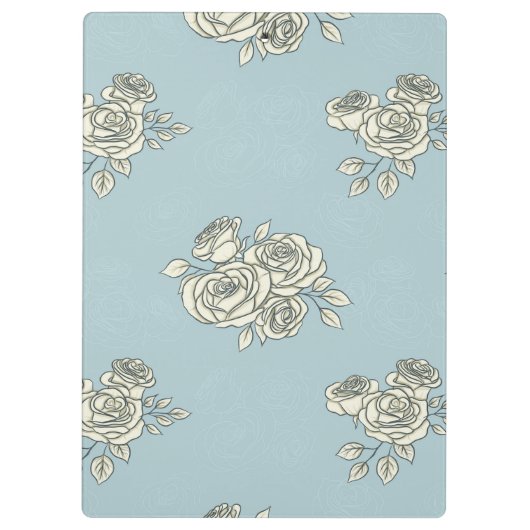 Fijne rozen klembord (Achterkant)