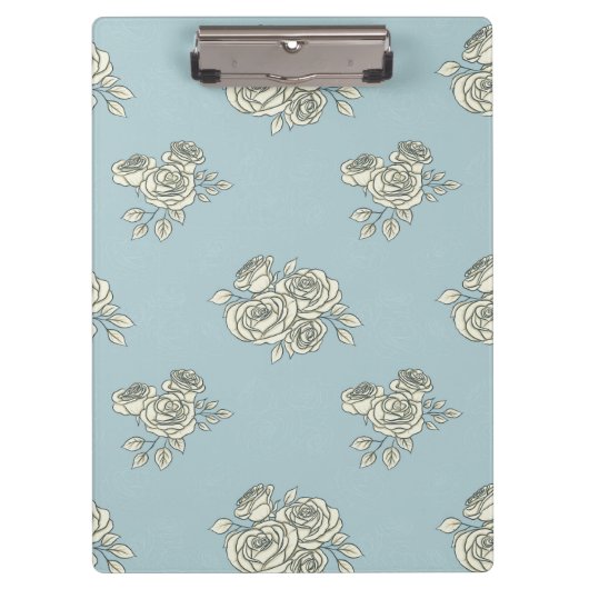 Fijne rozen klembord (Voorkant)