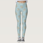Fijne rozen leggings (Voorkant)