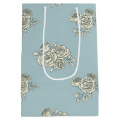 Fijne rozen medium cadeauzakje (Achterkant)