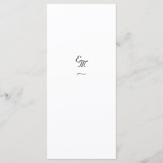 Fijne Rozen plat menu (Achterkant)