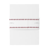 Fijne Rozenin Uitnodigingsband Uitnodigingen Wikkel (Achterkant Voorbeeld)