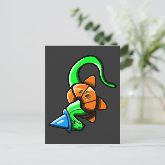 Fijne Samhain! Briefkaart (Staand voorkant)