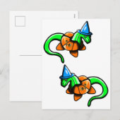 Fijne Samhain! Feestdagenkaart (Voorkant / Achterkant)