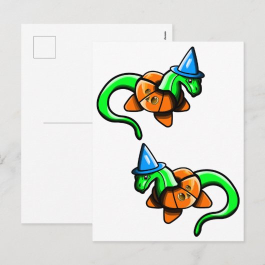 Fijne Samhain! Feestdagenkaart (Voorkant / Achterkant)