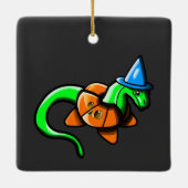 Fijne Samhain! Keramisch Ornament (Achterkant)