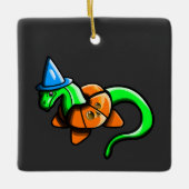 Fijne Samhain! Keramisch Ornament (Voorkant)