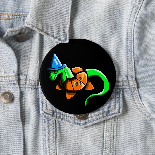 Fijne Samhain! Ronde Button 4,0 Cm (In situ)