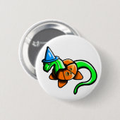 Fijne Samhain! Ronde Button 5,7 Cm (Voorkant /achterkant)
