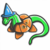 Fijne Samhain! Sticker (Voorkant)