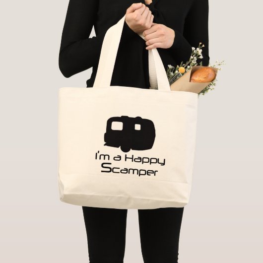 Fijne Scamper Fun Stuff! Grote Tote Bag (Voorkant (product))