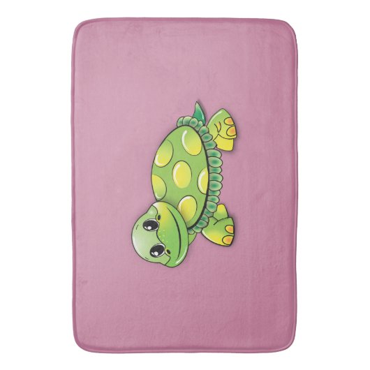 Fijne schildpad badmat (Voorkant Verticaal)