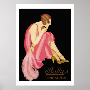 Fijne schoenen van Bally Poster