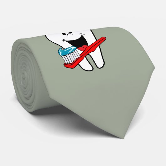 Fijne schone tand stropdas (Opgerold)