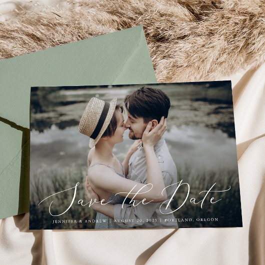 Fijne Scriptie Foto Save The Date Aankondiging