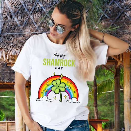 Fijne Shamrock Dag Vakantie T-Shirt