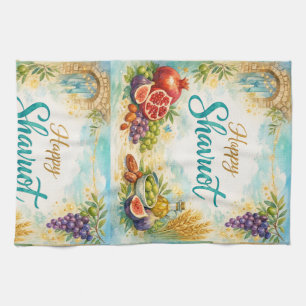 Fijne Shavuot-cadeau, Feest van Weken, Joodse fees Theedoek