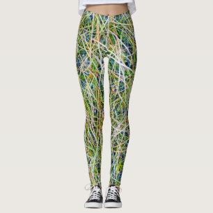 Fijne Sierlijke Zegge Gras Leggings