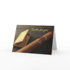 Fijne Sigaar Aficionado Roker Verjaardag Kaart