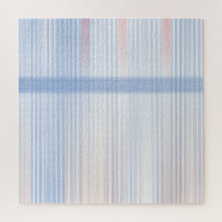 Fijne slagen in tinten van blauwe en rode uiteinde legpuzzel