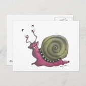 Fijne slak briefkaart (Voorkant / Achterkant)