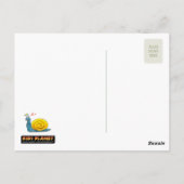 Fijne slak - Briefkaart sjabloon (Achterkant)