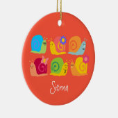 Fijne slakken schattige slakken keramisch ornament (Rechts)