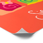 Fijne slakken schattige slakken poster (Hoek)