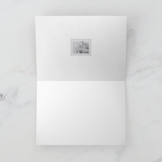 Fijne Sneeuwtakken Lege Groet Kaart (Binnen)