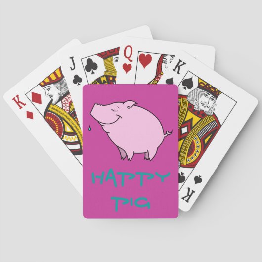 Fijne speelkaarten, standaardindexgezichten speelkaarten (Achterkant)