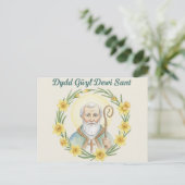 Fijne St. David-dag Ansichtkaart Briefkaart (Staand voorkant)