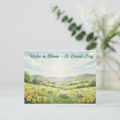 Fijne St. David-dag Ansichtkaart Briefkaart (Staand voorkant)