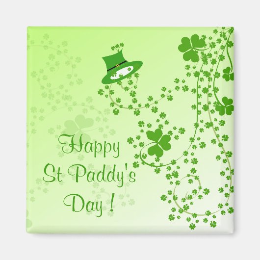 Fijne St Paddy's Day! Magneet (Voorkant)